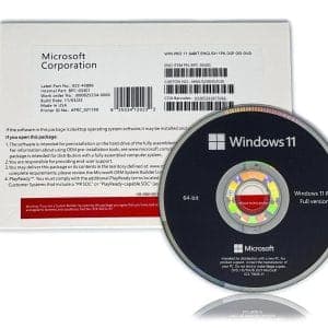 Windows 11 Pro 64-Bit OEI DSP DVD Pack FQC-10528